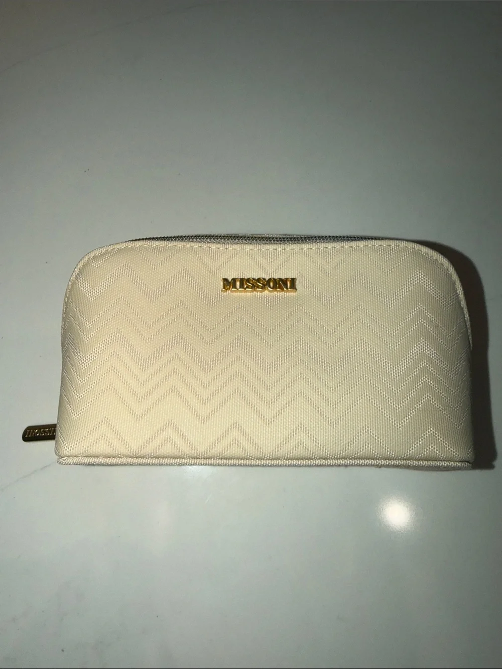 Missoni Cream Toiletry Bag